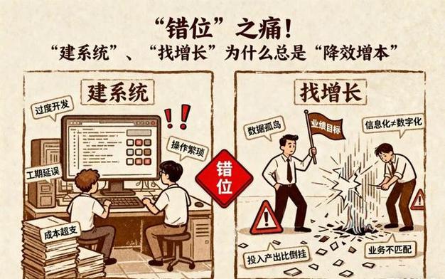 信息化&ne;数字化,理清"错位"之痛!"建系统","找增长",都得懂的逻辑